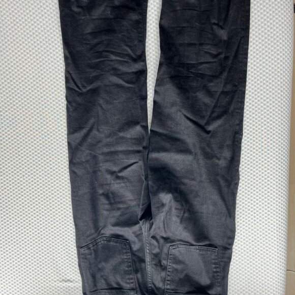 Reformation Black high waisted cigarette jeans with frayed hem detail - Picture 4 of 4